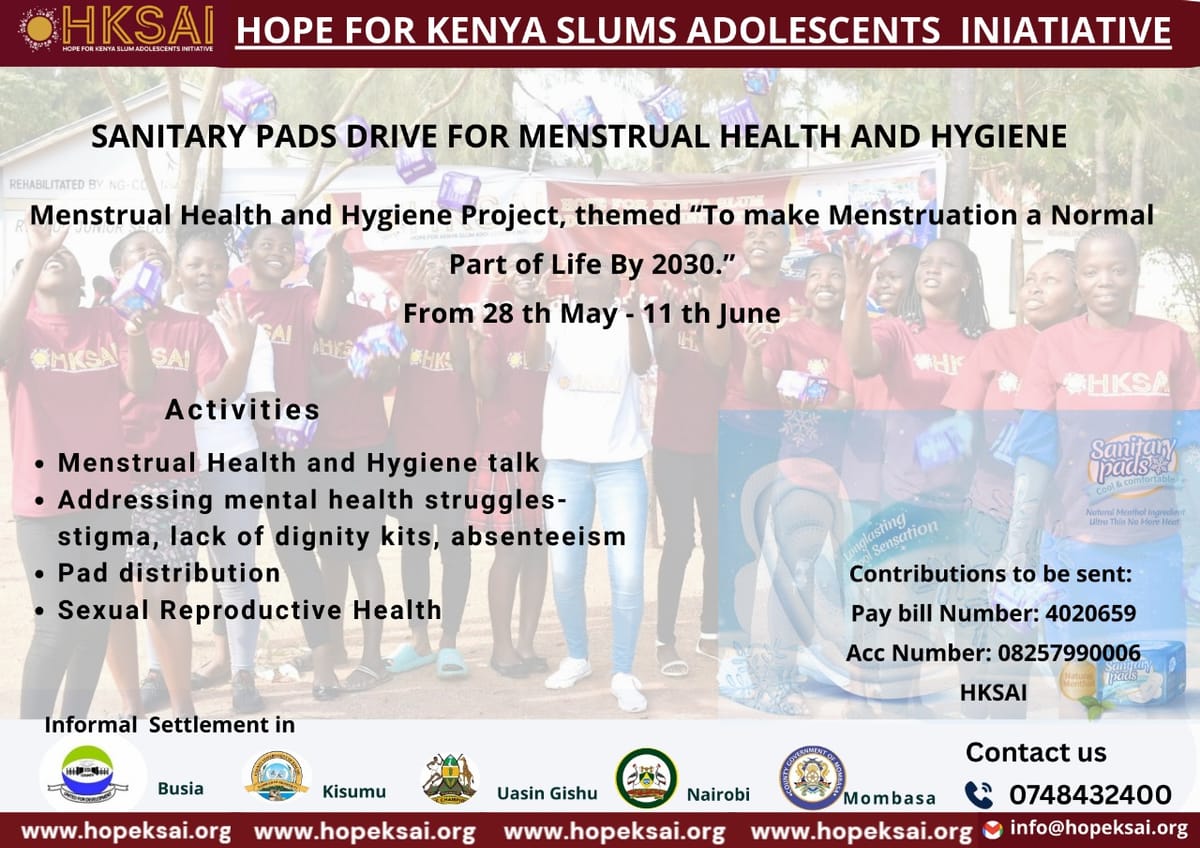 Help Us End Period Poverty – Two Pad, One Life at a Time