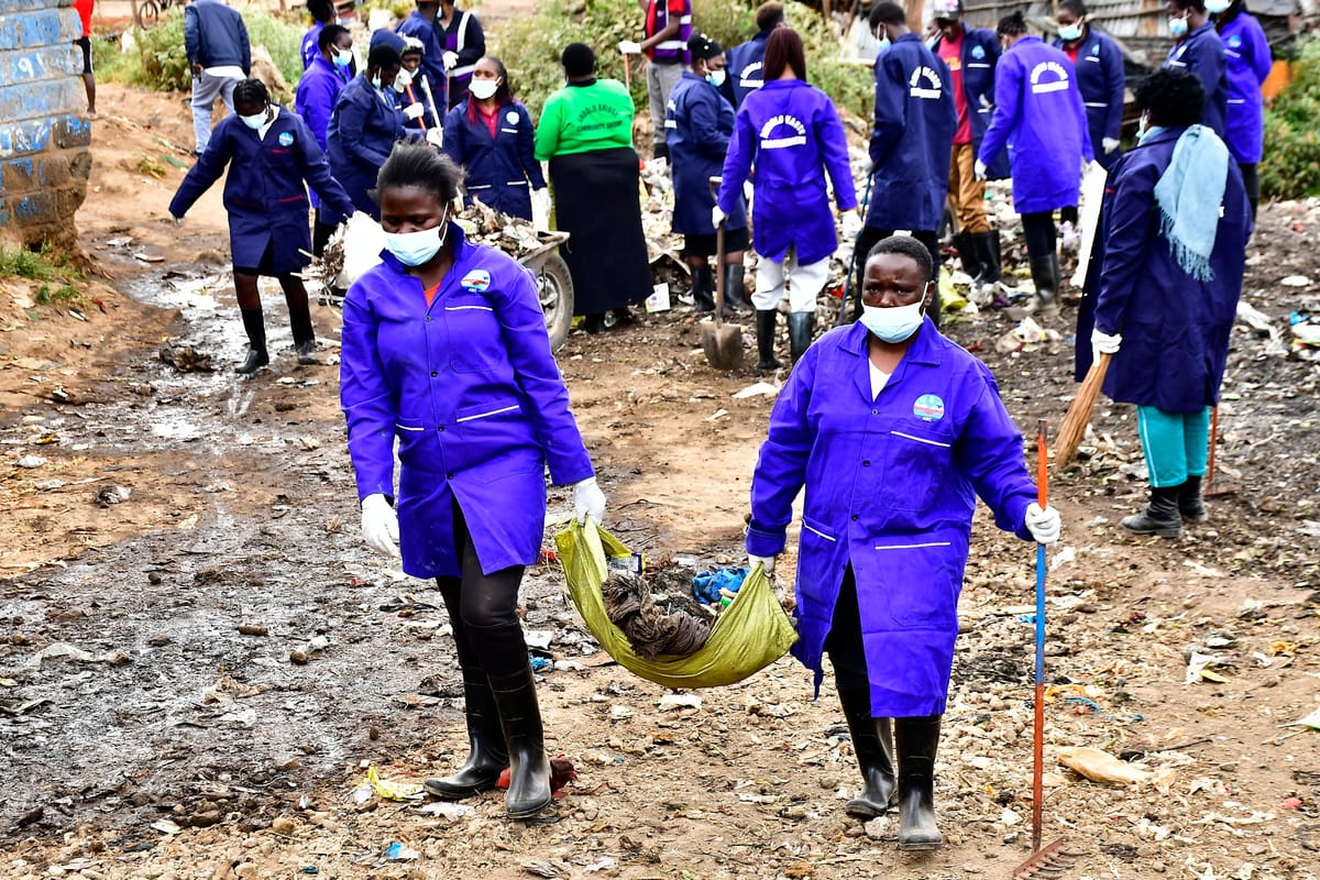 HKSAI with Andolo Community Rises for Environmental Clean-up