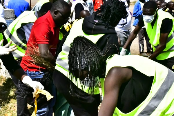 HKSAI Leads Environmental Peace Walk and Clean-Up in Huruma Estate, Uasin Gishu